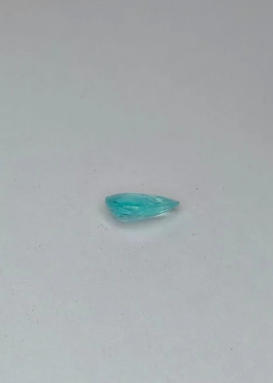 2.18ct Natural Paraiba Pear Cut Loose Gemstone from Brazil — view 3